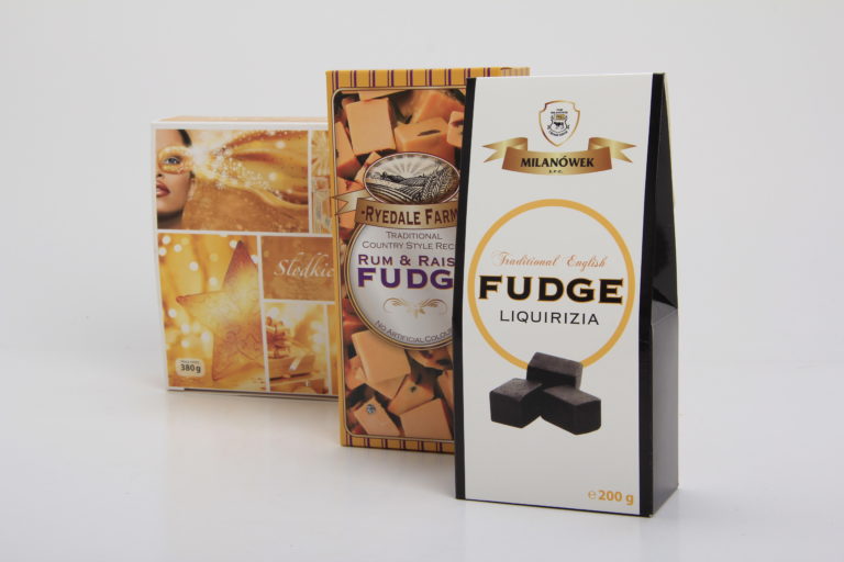 Opakowania produktów spożywczych Fudge